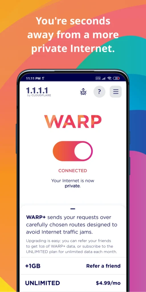 1.1.1.1 VPN Mod APK Download